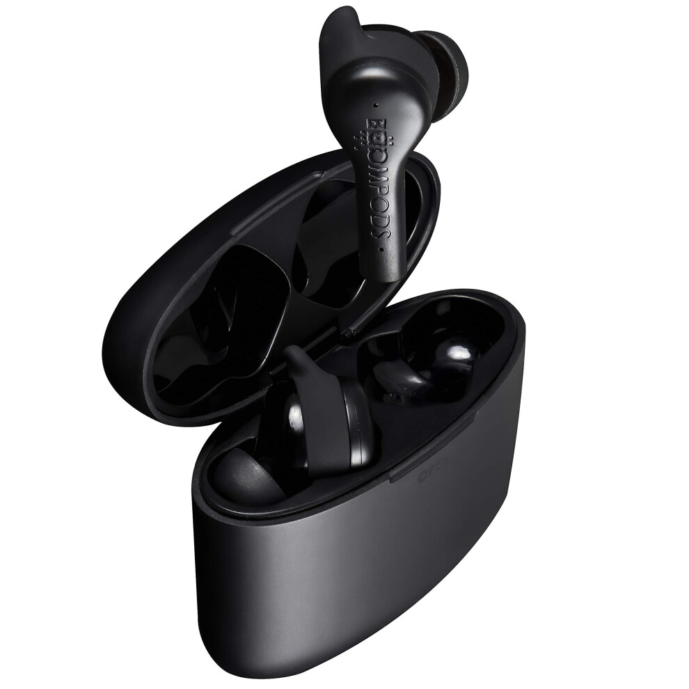 Boompods Bassline Anc True Wireless Earbuds - Bluetooth Earphones, In Ear Wireless Headphones With Microphone, Ear Buds With Ipx4 Waterproof Rating, 5 Black 5081304398333