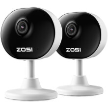 ZOSI WiFi Indoor Camera,1080P Home Security Baby Monitor/Pet Camera with App, 2 Way Audio, Day and Night Video, Alexa enabled, Human/Motion Detection,