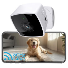 blurams Indoor Camera, Security Camera 5GHz&2.4GHz Dual-Band, 2K WiFi Cameras House Security, Home Camera for Pet/Dog/Baby, IR Night Vision,