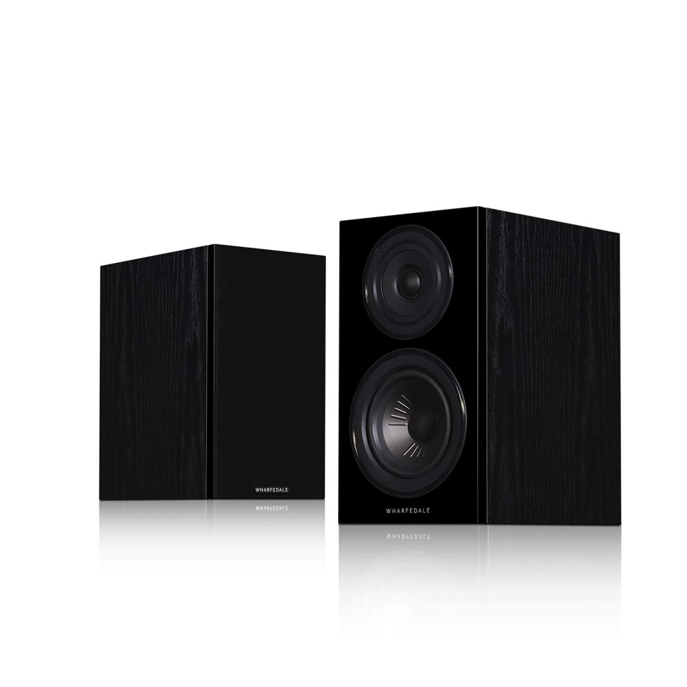 Wharfedale Black Diamond 12.0 Pair Of Passive Bookshelf Speakers,