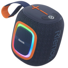 RIENOK Bluetooth Speaker Wireless Portable Waterproof Speaker with Lights FM Radio 15-Hour Playtime Bluetooth 5.3 TF Card USB Playback Mini Speakers