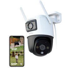 Imou 2-in-1 4K Outdoor Security Camera Dual-Lens, CCTV Camera Wireless Wi-Fi Outdoor with 30M Night Vision, Home Security Camera 360?Full Coverage,
