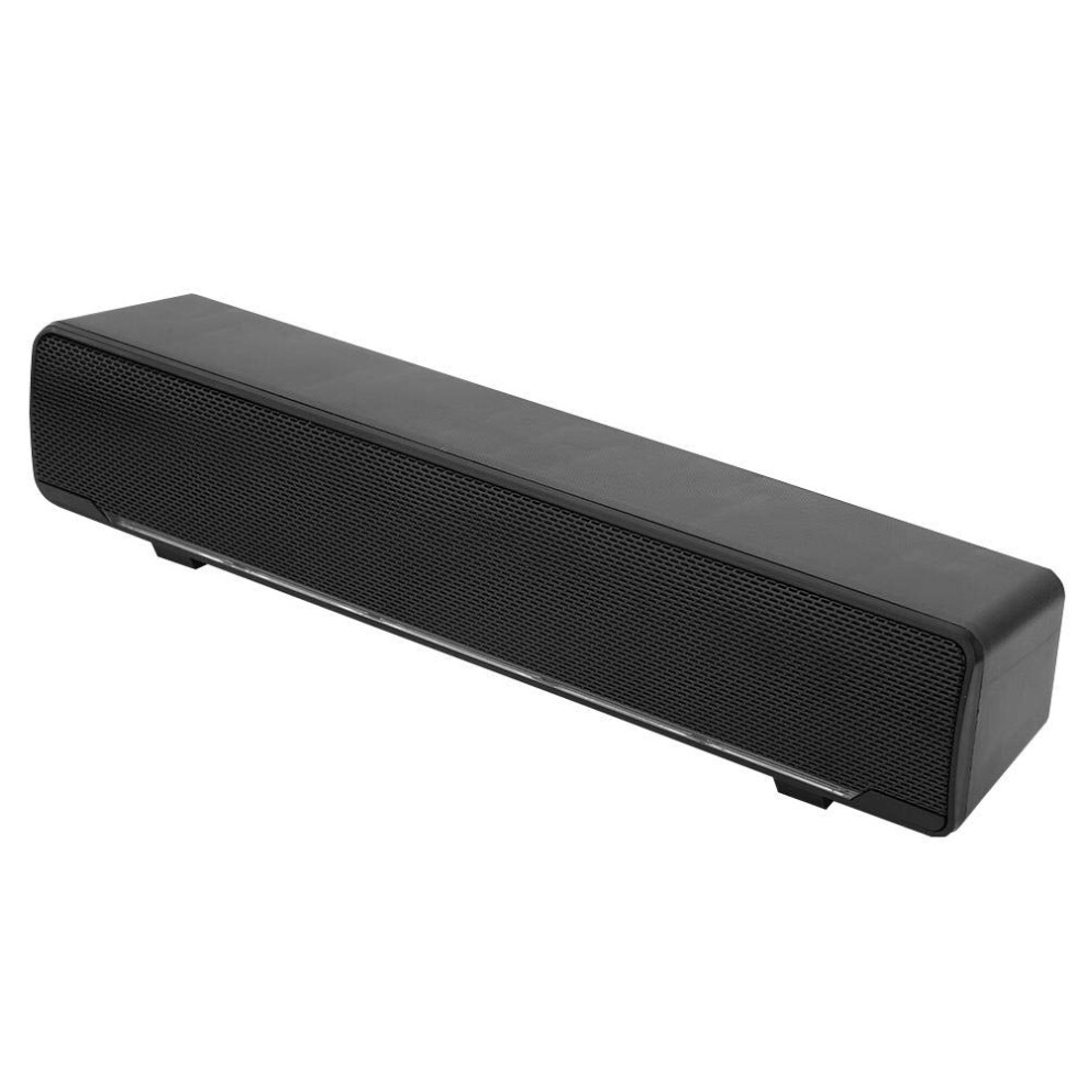 Fasient Pc Soundbar Usb Wired 3D Stereo Soundbar 2.0 Channel Lossless Bass Home Theater Stereo Sound Bar Bass Surround Sound Box With 3.5Mm Audio Plug 8130551747825