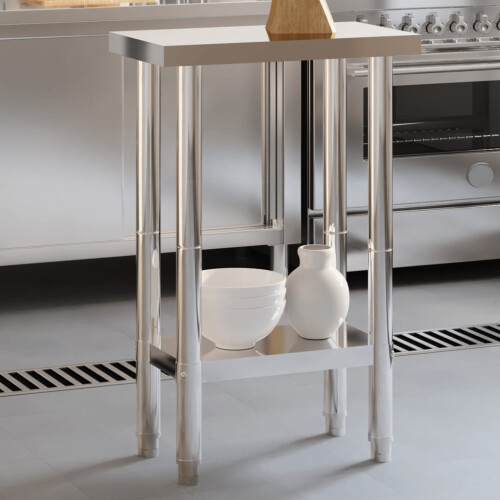 VidaXL vidaXL Kitchen Work Table 55x55x85 cm Stainless Steel