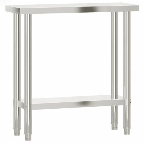 VidaXL vidaXL Kitchen Work Table 82.5x30x85 cm Stainless Steel 1