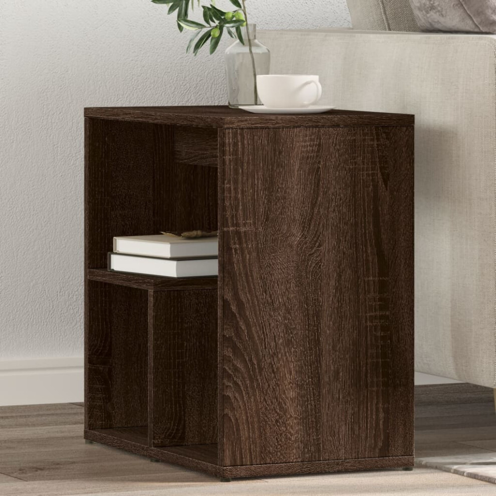 Photos - Other Furniture VidaXL Side Tables 2 pcs Brown Oak 50x30x50 cm Engineered Wood 