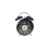 Champion Champion Double Bell Silent Sweep Black Alarm Clock DB11503BLK 2