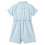 VidaXL Kids' Onesie with Short Sleeves Soft Blue 128 2