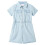 VidaXL Kids' Onesie with Short Sleeves Soft Blue 128 1