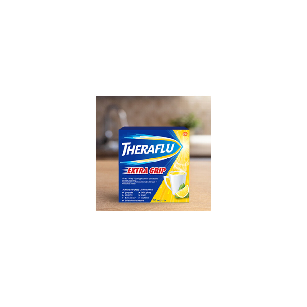 Haleon Theraflu Extra Grip Powder For Oral Solution, 10 Sachets
