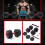 MAXSTRENGTH Adjustable Vinyl Dumbbell & Barbell Set - 10kg 5