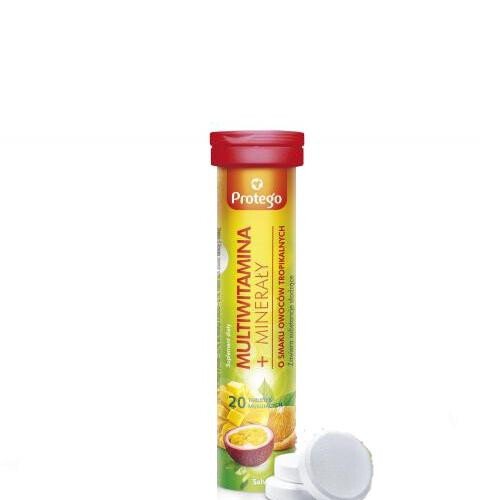 Salvum Protego Multiwitamina + Minerały 20 Tabl.