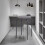 (Grey) Round Metal Stacking Stools, Bar Chairs for Home Office 8