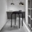 (Black) Round Metal Stacking Stools, Bar Chairs for Home Office 8