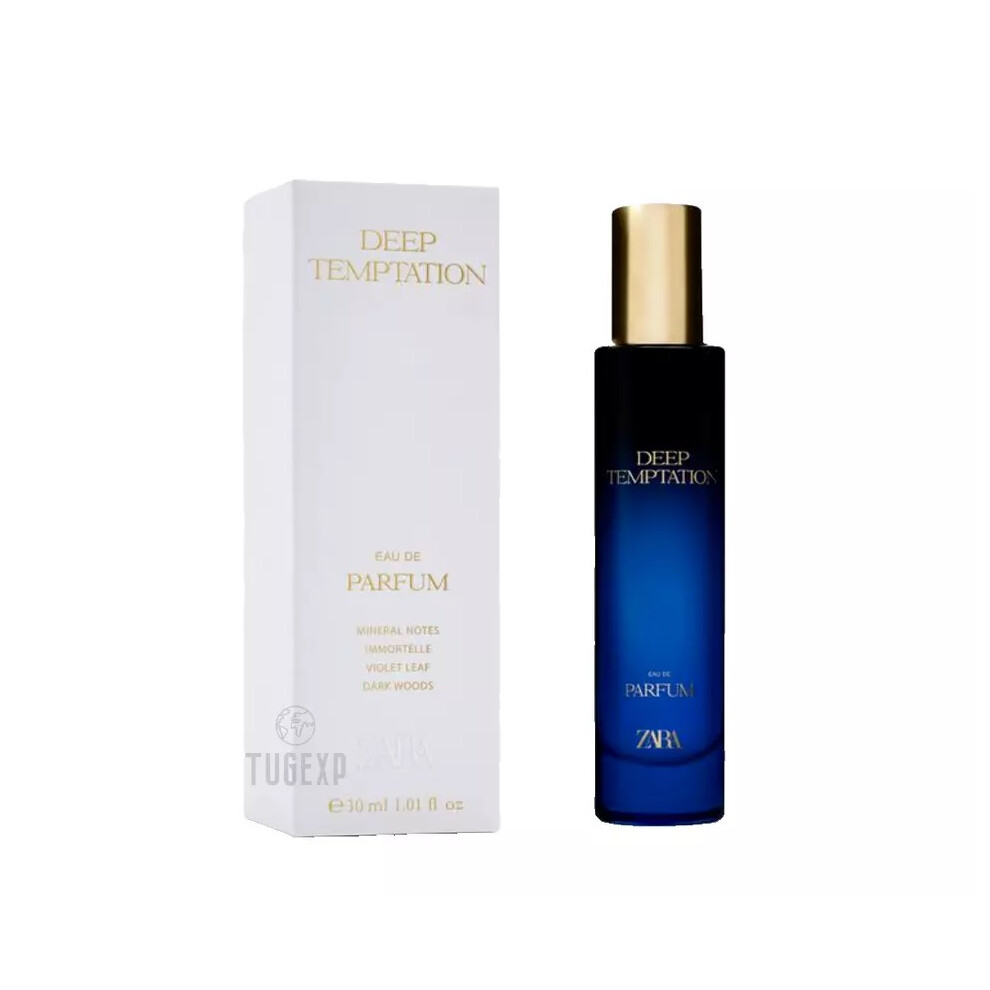 Zara Amber Deep Temptation 30Ml Limited Edition Edp Woman New 1.01Oz