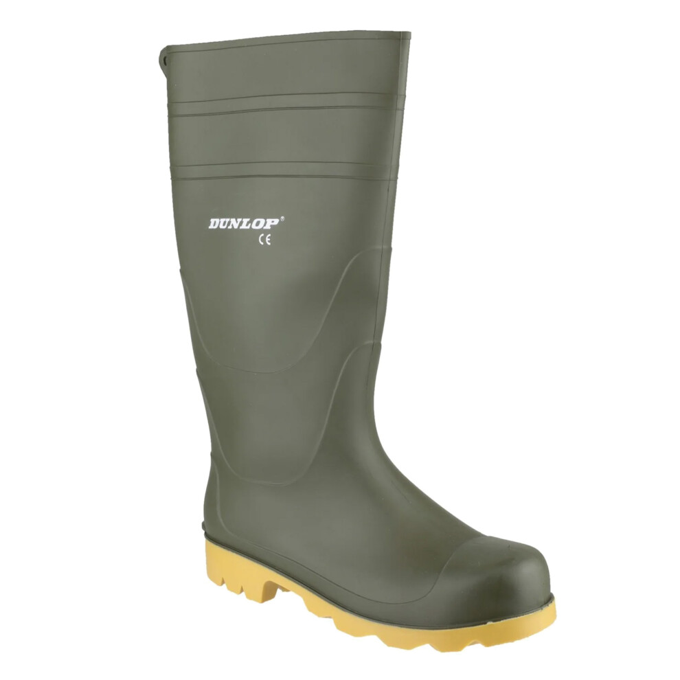 (12 UK, Green) Dunlop Mens Unisex Universal Wellies