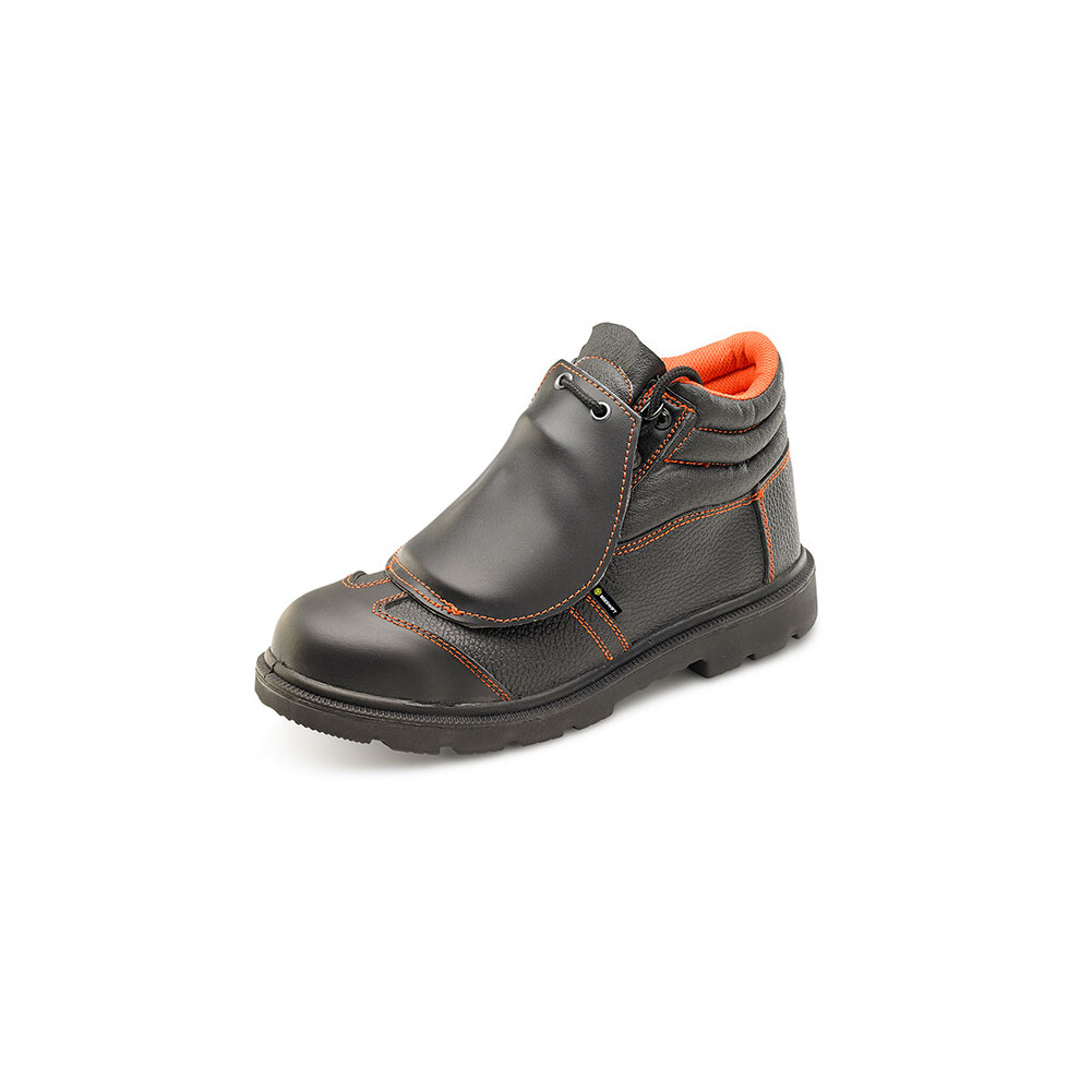 Beeswift Metatarsal Safety 4D Ring Boot S1p Pu/Rubber All Sizes - Black 5030566150630