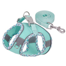(XXS, navy blue) Dog Harness for Small Medium Large Dogs No Pull, Puppy Harness and Leash Set, Easy Walk Dog Harness