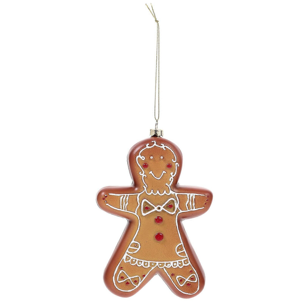 Kricely (As Show, One Size) Christmas Gingerbread Man Ornament Christmas Tree Hanging Pendant Xmas Holiday Party Favor