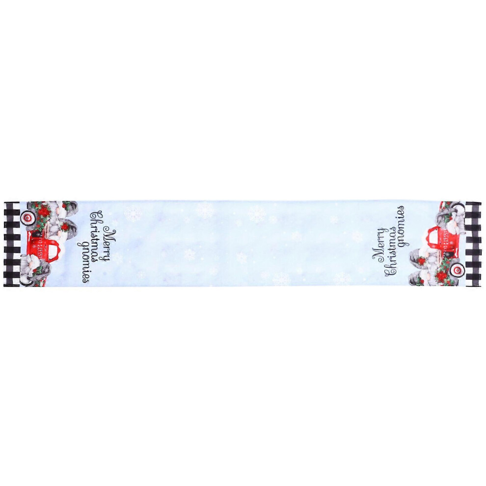 Kricely (As Show, One Size) Table Runner Christmas Theme Table Runner Xmas Party Tablecloth Table Decor