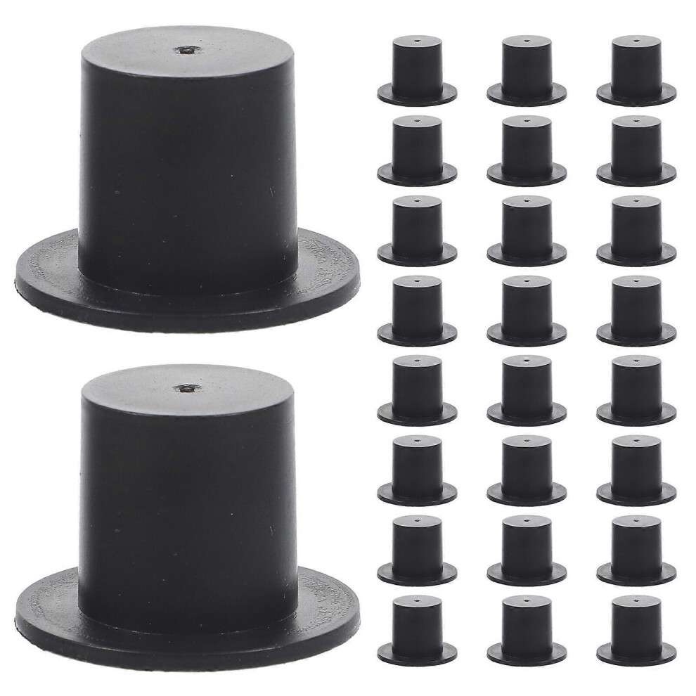 Kricely (As Show, One Size) 50Pcs Christmas Diy Decorative Mini Hats Mini Snowman Top Hats Party Supplies