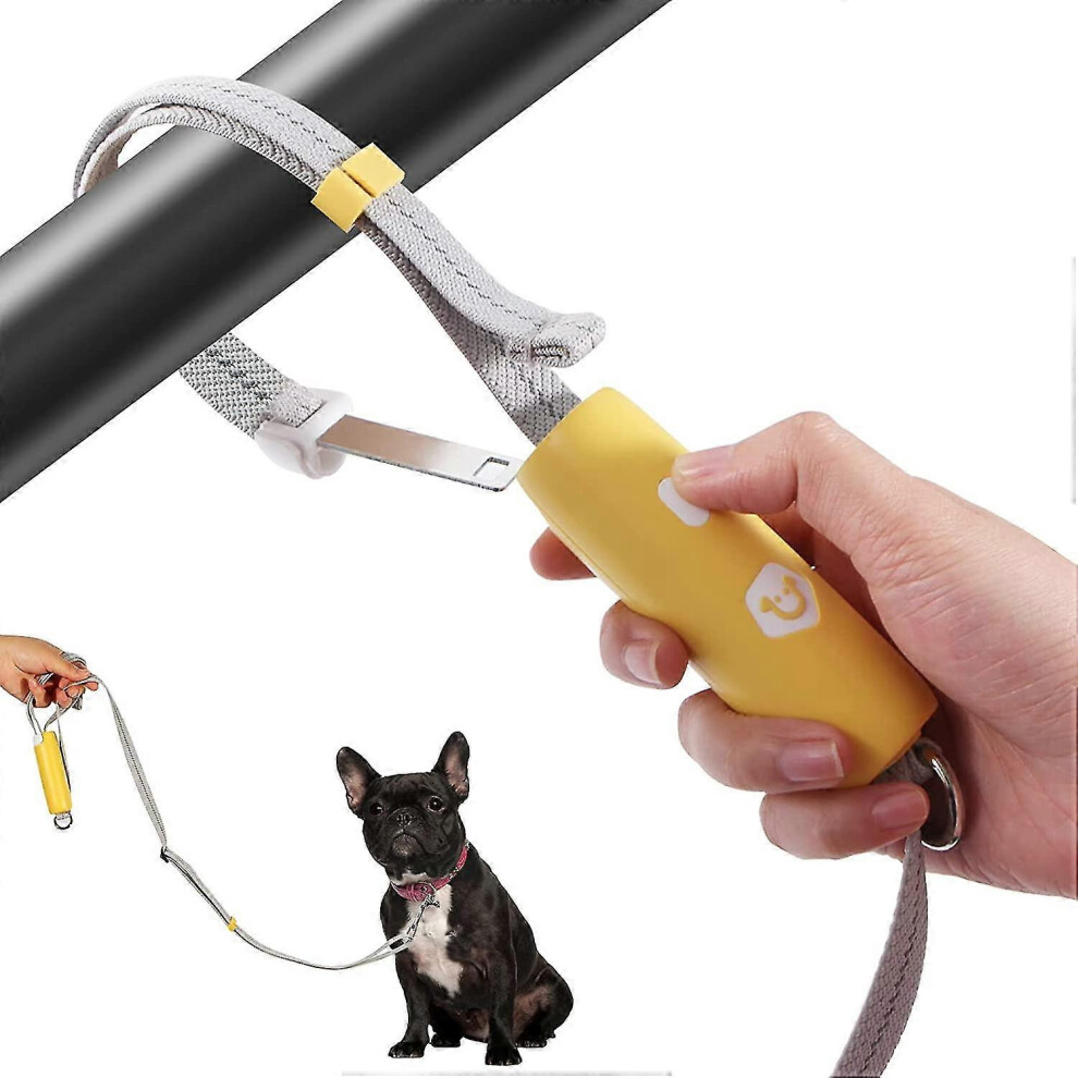 Konhill (As Show, One Size) Veeki Dog Leash With Premium Buckle Handle, Freely Retractable Dog Leash With Highly Reflective Lines. Suitable For Cats Or Small