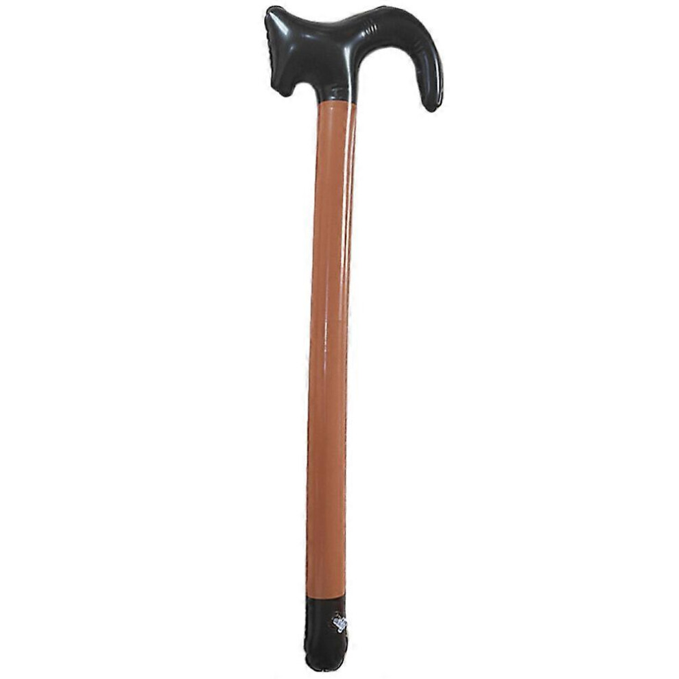 Kricely (As Show, One Size) Pvc Inflatable Crutch Toy Creative Walking Stick Inflate Stage Inflatable Balloon Toy