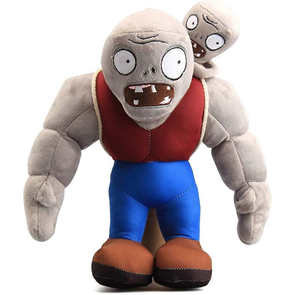 Konhill (As Show, One Size) Huoguo 12" Pvz Gargantuar Zombies Plush Toys Stuffed Soft Doll Muscle Zombies