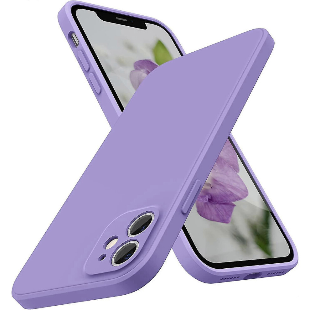 (As Show, One Size) Square Silicone Case Compatible With Iphone 11 Case With Camera Protection, Slim Liquid Silicone Phone Case (Individual Protection 5063855058249