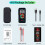 Mini Smart Digital Multimeter NCV Multifunctional Tester Voltmeter AC/DC Voltage Resistance Capacitance Frequency Diode Measuring 6