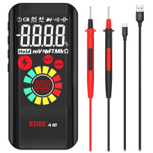 Mini Smart Digital Multimeter NCV Multifunctional Tester Voltmeter AC/DC Voltage Resistance Capacitance Frequency Diode Measuring