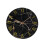 Modern Black Marble Crack Wall Clock 1