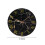Modern Black Marble Crack Wall Clock 7