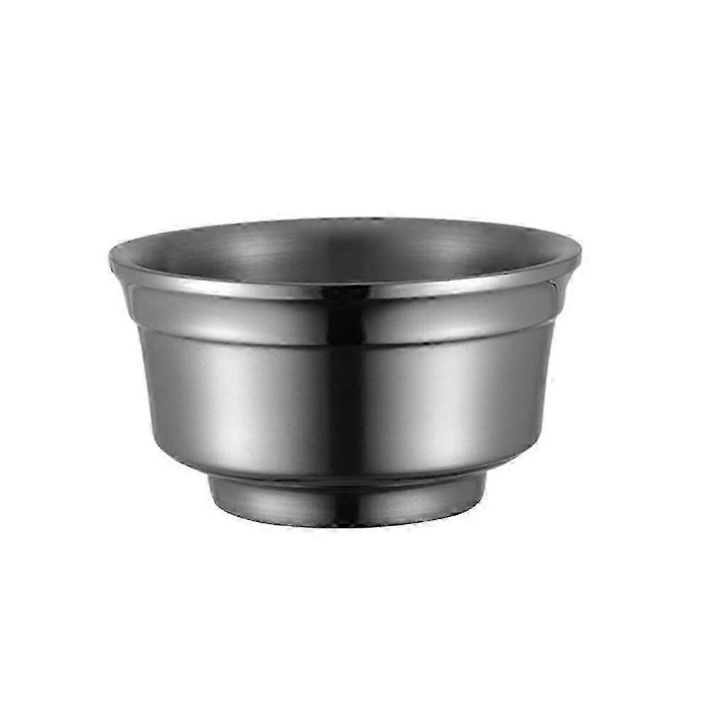 (As show, One size) Stainless Steel Soup Bowl Double-layer Anti-scald Rice Bowl Shatter-resistant Porridge Bowls (large 16cm)-image-OPC-PG8CVT8-NEW