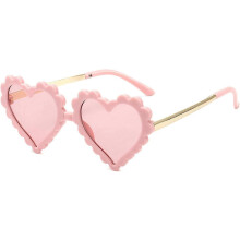 (As show, One size) Children's Sunglasses Girls Boys Children Metal Polygon Sun Glasses UV 400 Protection for 5 to 16 Years Old