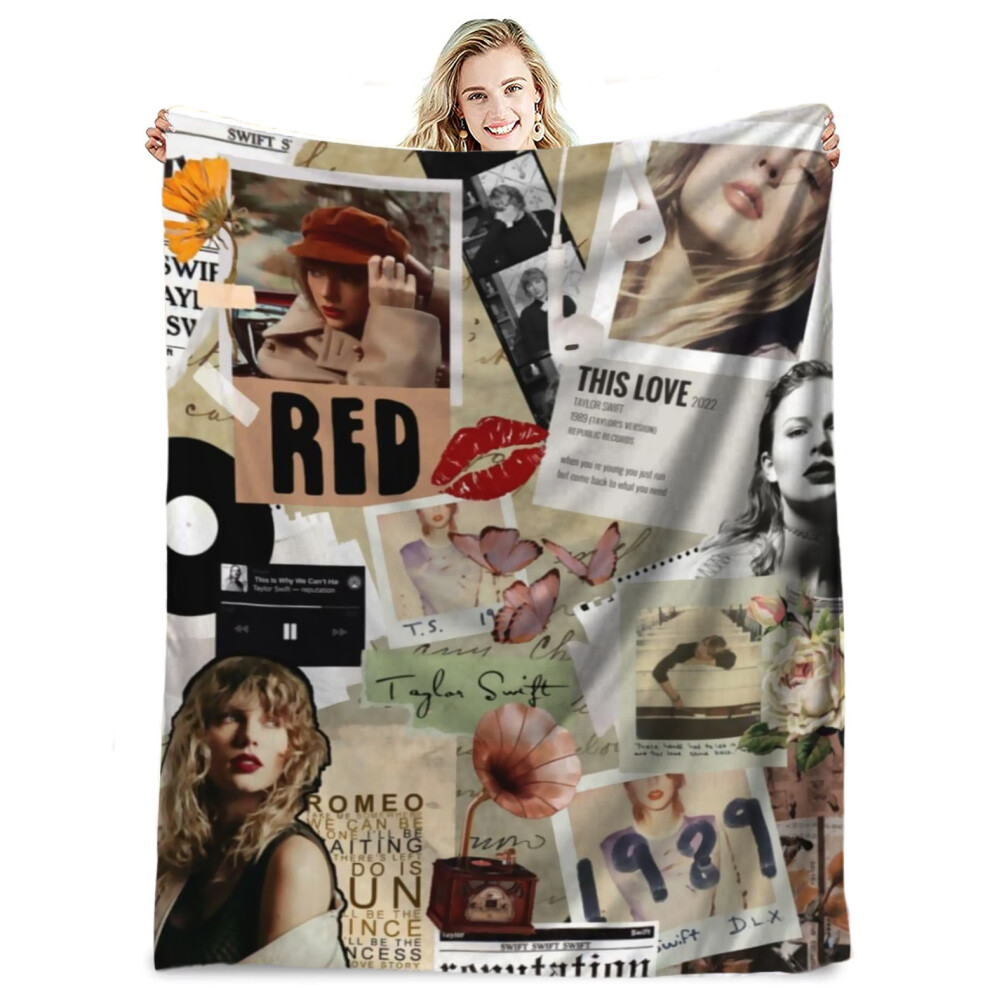 (7, 70*100cm) Taylor singer flannel blanket Taylor Swift gift air conditioning blanket nap blanket star blanket-image-OPC-PG8CSBM-NEW