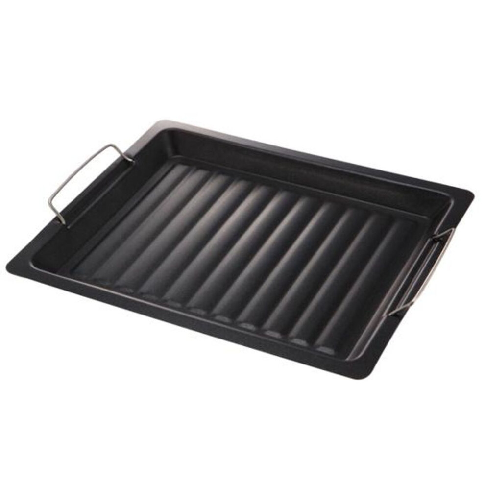 Newest BBQ Grill Basket Vegetable Meat Holder Anti-rust Roasting Tin Barbecue Pan Tool