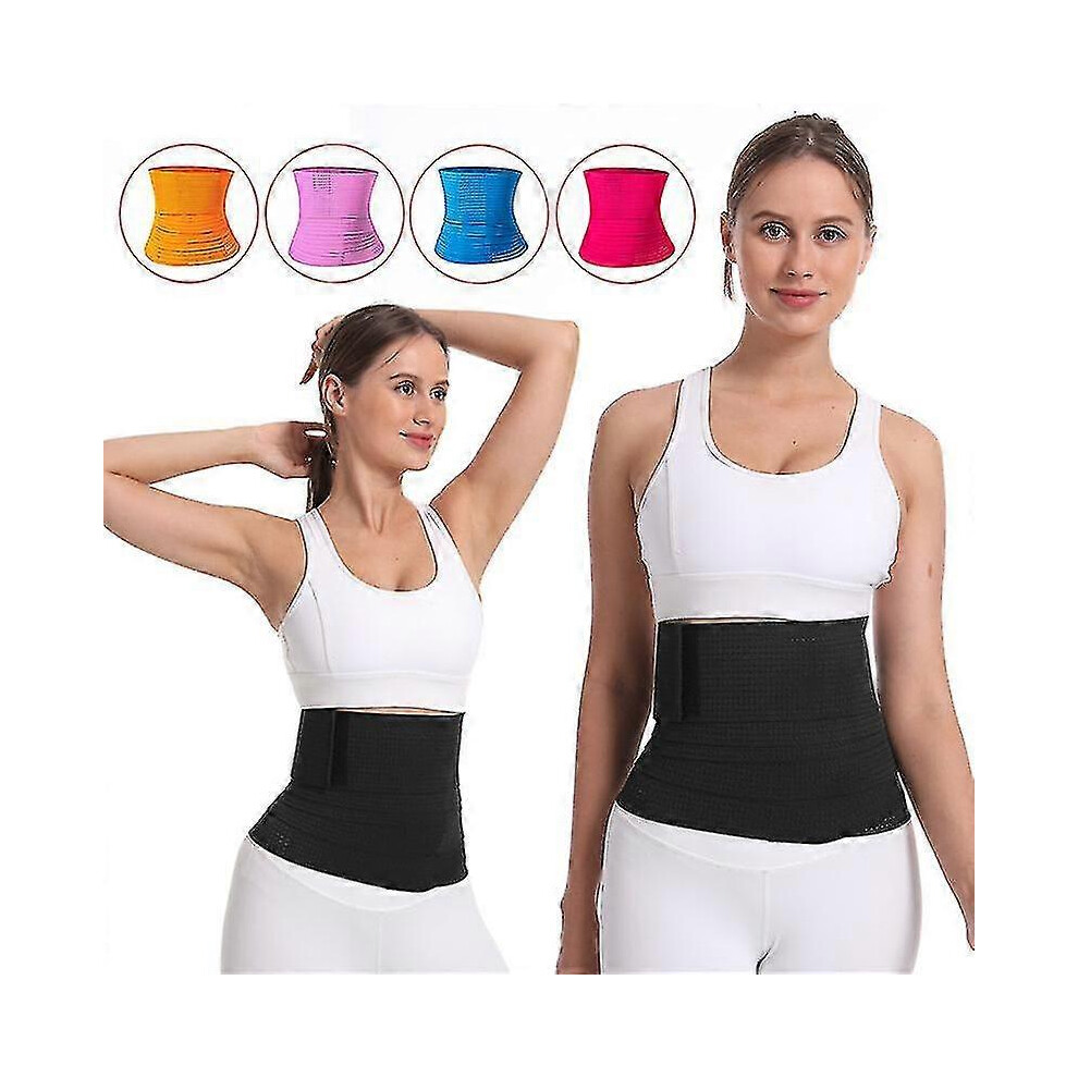 (5m, One size) Women&#39;s Stretch Wrap Girdle Exercise & Fitness Belly Band #black-image-OPC-PG8D7RW-NEW