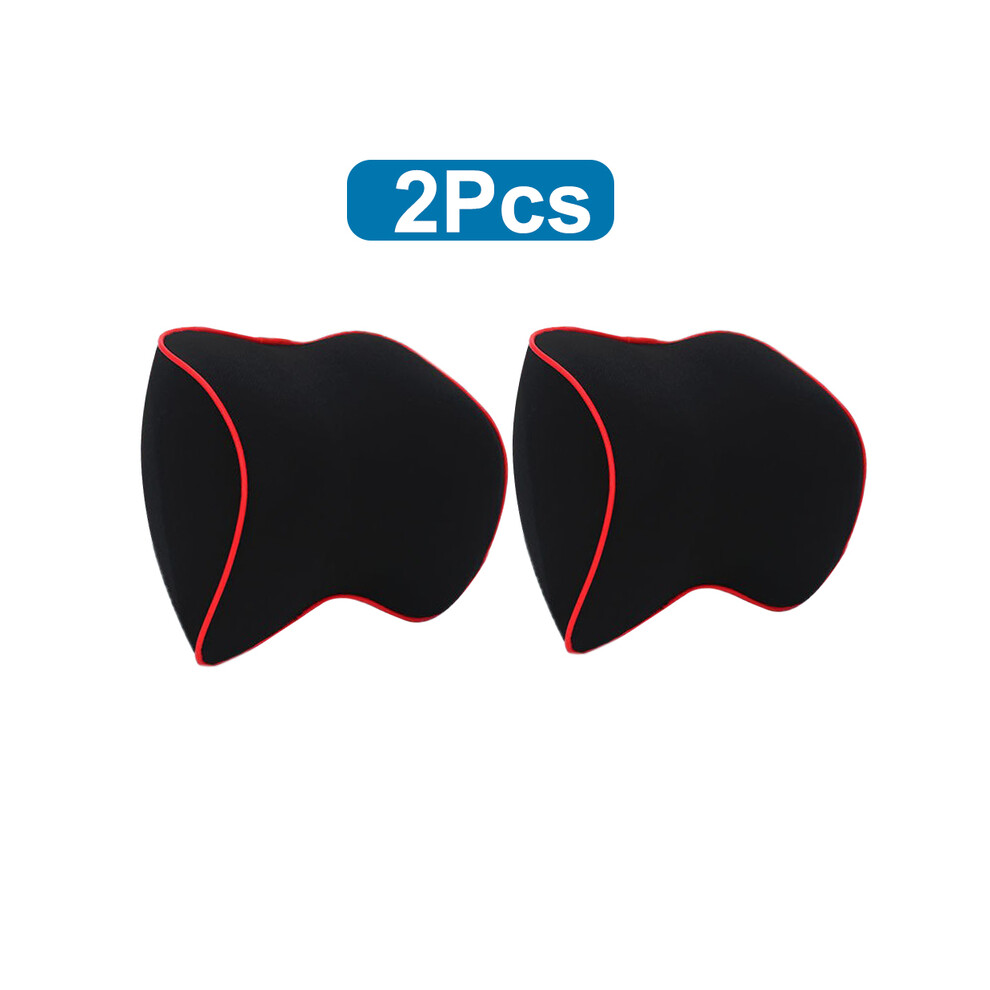 Maxpower (2 Pcs Type A) Breathable Car Headrest Neck Pillow Auto Car Seat Pillow Memory Foam Head