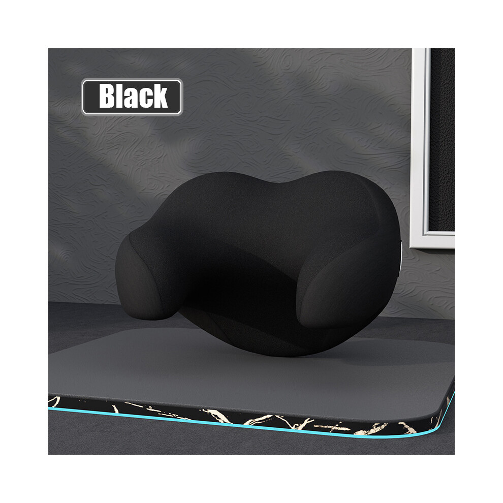 Maxpower (Black) Universal Car Seat Headrest Pillow Rest Memory Foam Car Head Neck Pillow Black