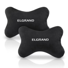 (For Elgrand 2pcs) 2Pcs Car Seat Headrest Neck Pillows Back cushion Accessories For Nissan