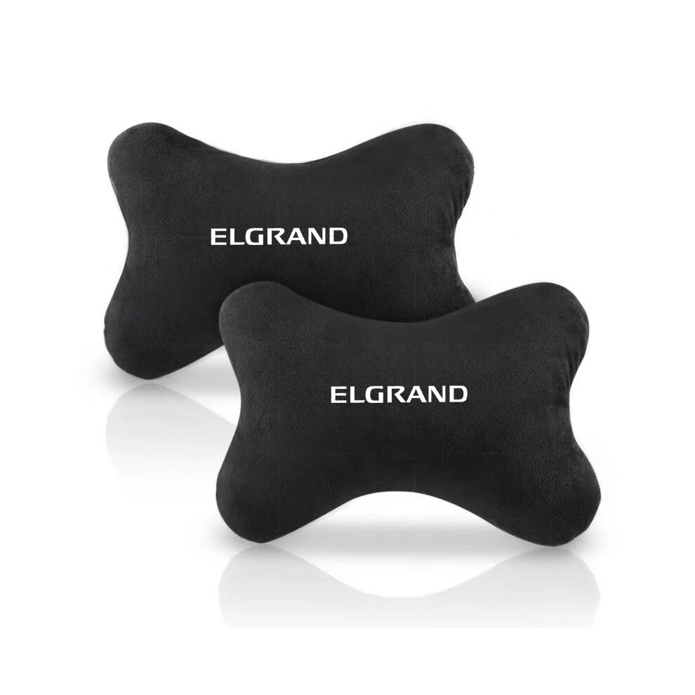 (For Elgrand 2pcs) 2Pcs Car Seat Headrest Neck Pillows Back cushion Accessories For Nissan-image-OPC-PG8D8RX-NEW
