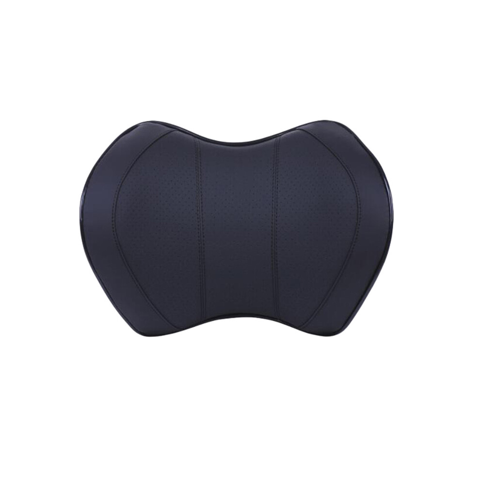 Maxpower (Pu ) Car Seat Head Neck Rest Massage Auto Pillow Space Memory Neck Headrest Black