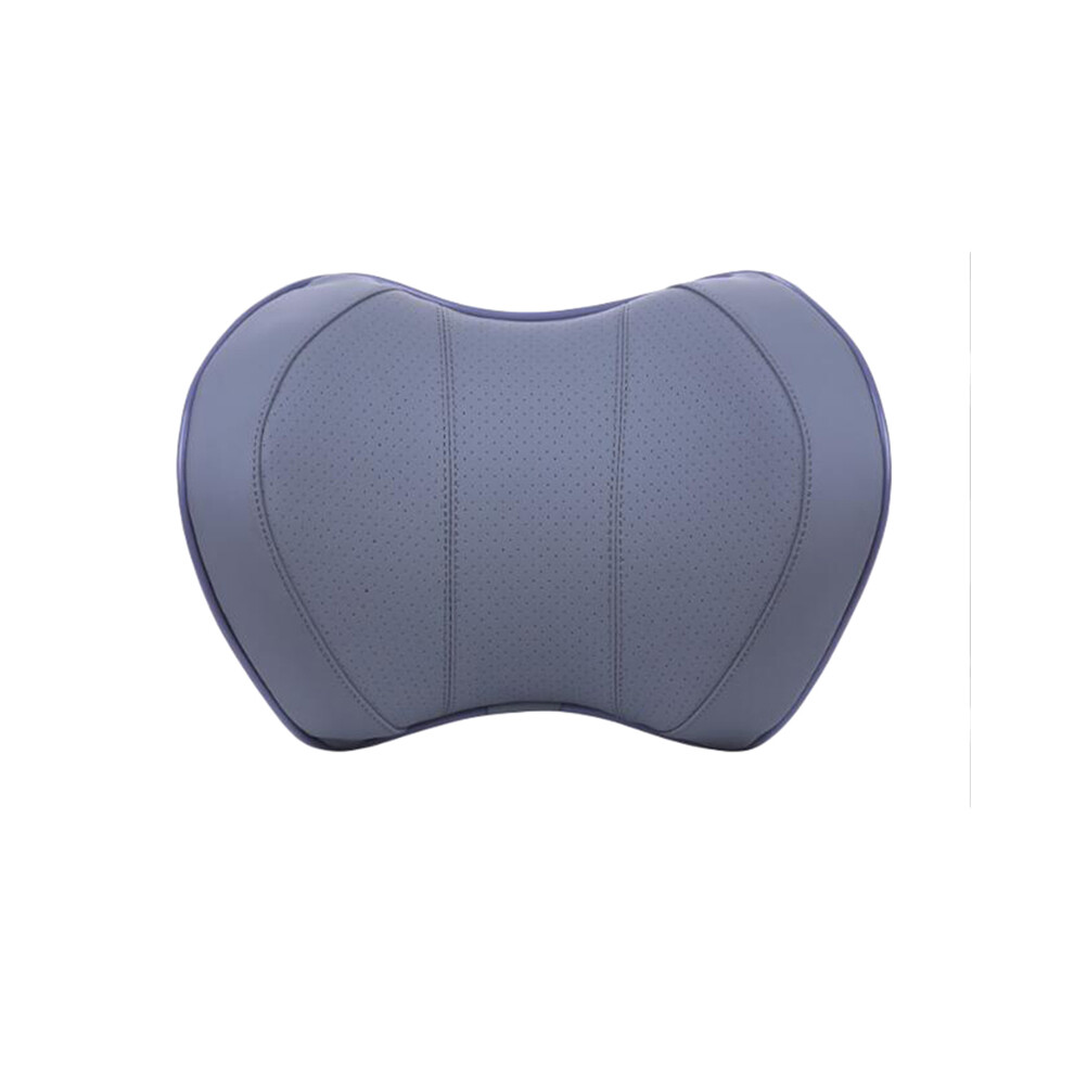 (Pu Neck) Car Headrest Neck Pillow For Seat Chair In Auto Memory Foam Cotton Cushion Gray 9329547818994