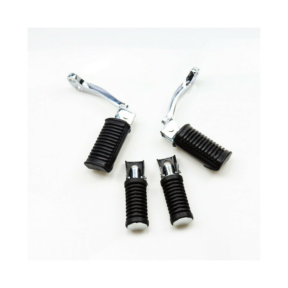 Maxpower Black Off Road Front Rear Foot Pegs Pedals Rest For Suzuki Gn125 Gn 125