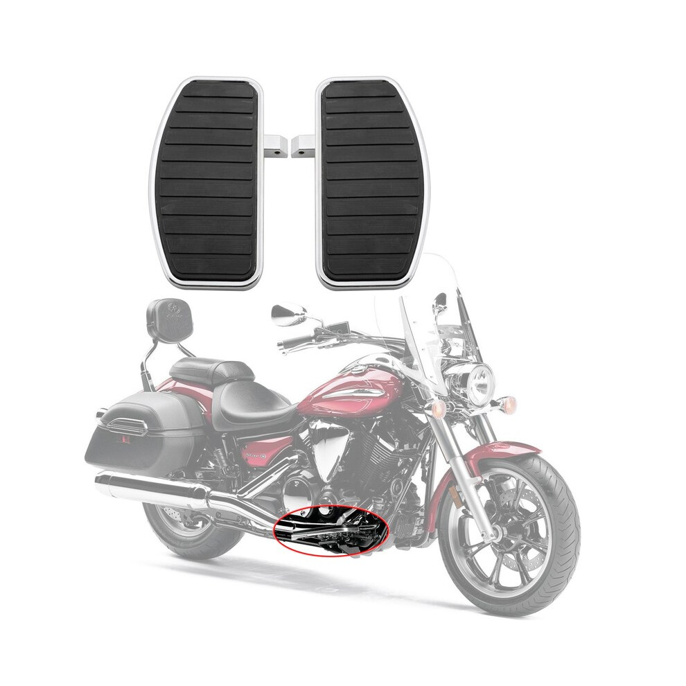 Maxpower Front Or Rear Floorboard Footboard For Honda Vtx 1800 1300 Suzuki Vl800 Vl400
