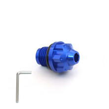 (Bleu) accessoires de moto vis de couvercle de bouchon de réservoir d'huile d'engrenage pour YAMAHA