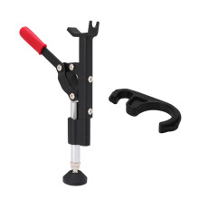 (noir) Support de levage de roue de moto Support latéral Cadre de stationnement arrière Support de vélo