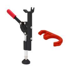 (Rouge) Support de levage de roue de moto béquille latérale cadre de stationnement arrière support de