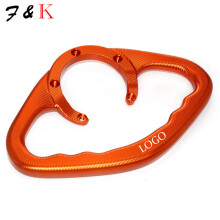 (Orange Honda) avec logo pour Honda VFR 400 750 800 VFR1200F Poignées de passager de moto Poignée de